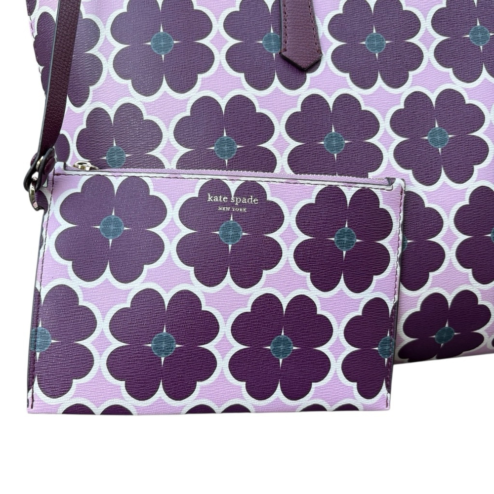 Kate Spade New York Molly Clover Tote Bag + Wallet - Picture 2 of 9